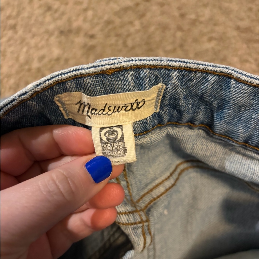 Women's Madewell The Curvy Perfect Vintage Jean Light Wash Size 28 - Picture 3 of 9